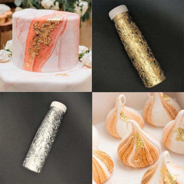 

other event & party supplies grade gold leaf flakes 2g 24k decorative dishes chef art cake decor chocolates tools skincare