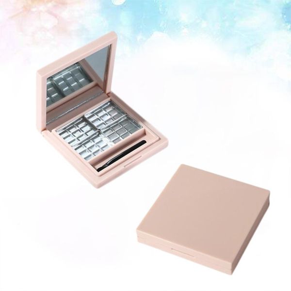 

eyebrow tools & stencils 2pcs empty eyeshadow dishes diy palettes subpackaging boxes for girls ladies)