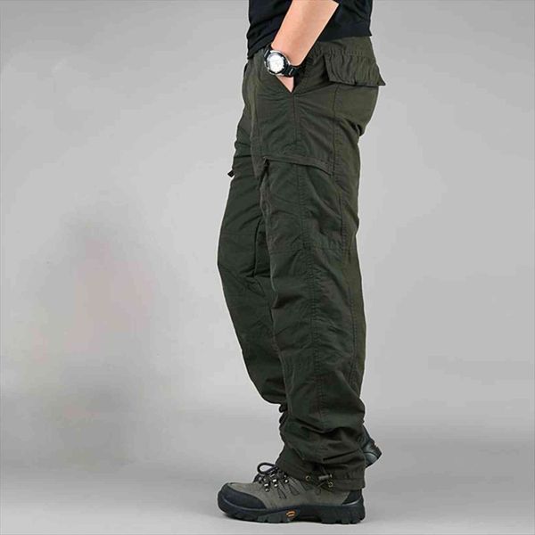 

spring autumn tactical cargo women pants army male plus size cotton long trousers military camouflage black overalls mens