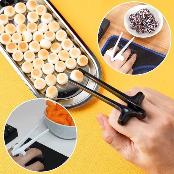 

chopsticks lazy snack chopstick play games finger assistant clip not dirty hand phone accessory kitchen tool