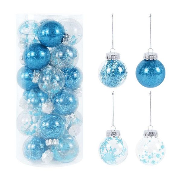 

party decoration 24pcs christmas balls ornaments hanging tree pendants holiday year home decorations