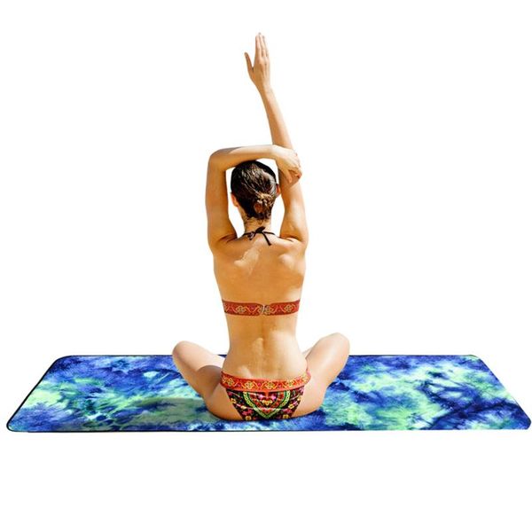 

24.8 x 72inch brand lightweight yoga towel non-slip water-absorbent microfiber for fitness exercise pilates blankets