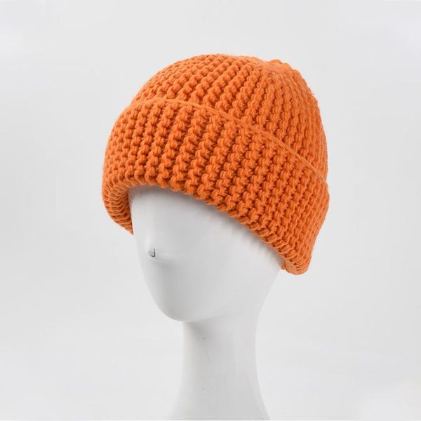 

beanies fashion man bonnet hat flat needle knitted for women winter beanie female keep warm outdoor skullies cap hip hop