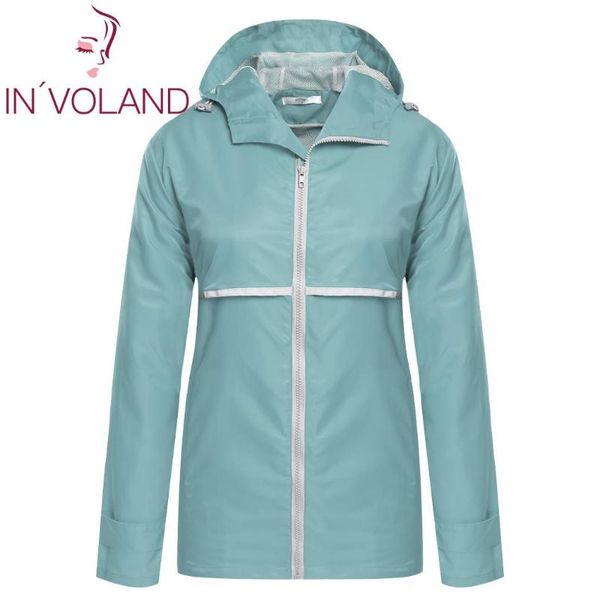 

women's jackets wind coat women raincoat sports casual nature color pure hooded closure leisure zipper trench hat with outdoor, Black;brown