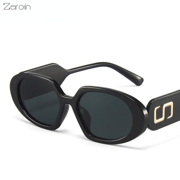 

outdoor eyewear fashion oval sunglasses women mental decoration glasses retro sunglass female luxury designer uv400 sun glass shades