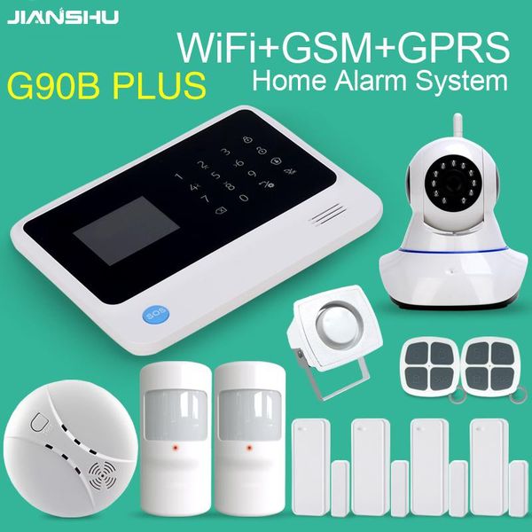

home security alarm system work with 100 wireless zones 8 wired gsm wifi systems