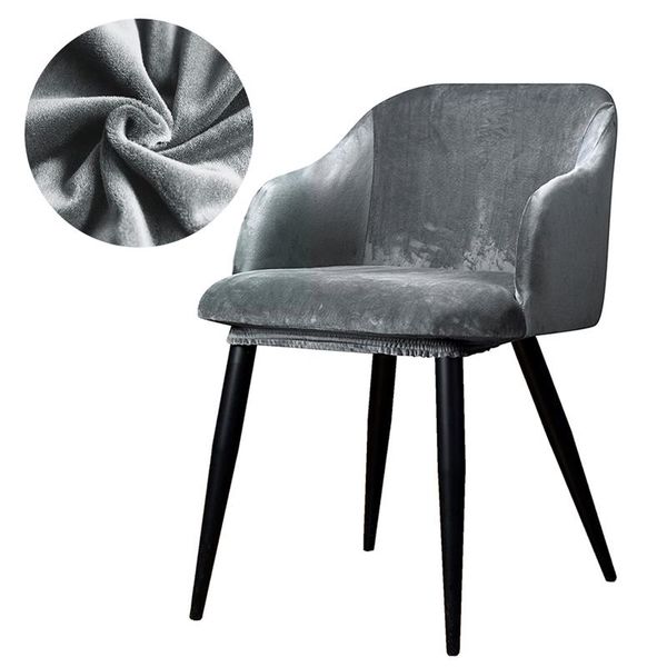 

chair covers velvet fabric sloping arm cover big size wing bakc king back seat for el and home party banquet