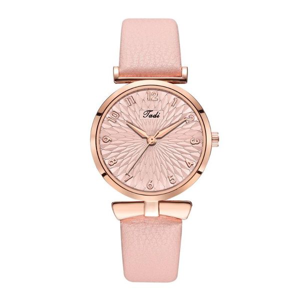 

wristwatches 2021 women's watch fashion luxury leather ladies for women simple pink female clock zegarek damski relogioes, Slivery;brown