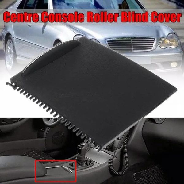

car organizer center console sliding shutters cup holder roller shutter cover for - c-class w203 2000-2007 2036800123 9051