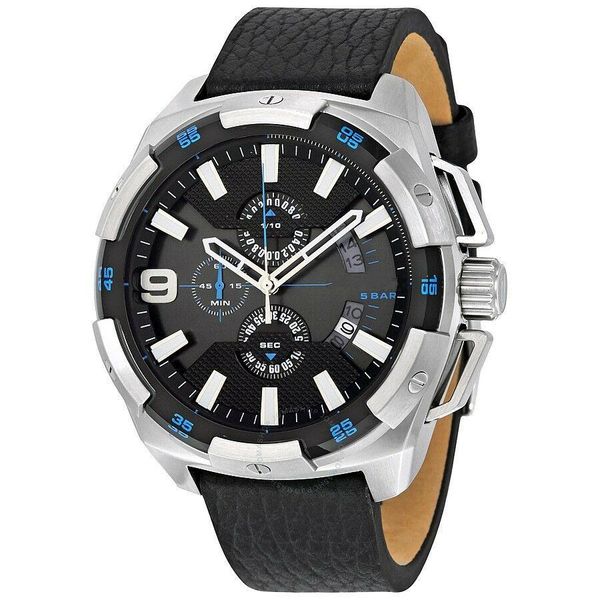 

stainless steel chronograph mens and women watch sapphire mirror no box d-z4393 4394 4395 all botton small dial working, Slivery;brown