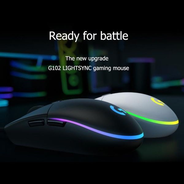 

lightsync wired gaming mouse backlit mechanica side button glare optical 8000dpi for desklapmice