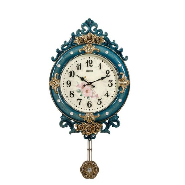 

wall clocks 3d large retro clock vintage silent luxury watches home decor gold living room decoration zegar scienny gift