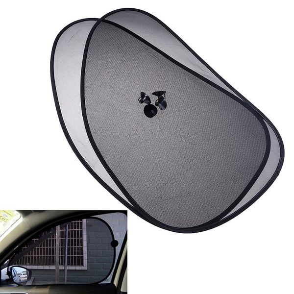 

1pair car rear window sunshade sun shade cover visor mesh shield uv block