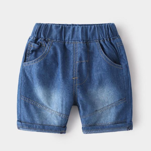 

shorts baby boy jeans for summer boys girls denim casual kids short beach pants children's clothing trousers, Black