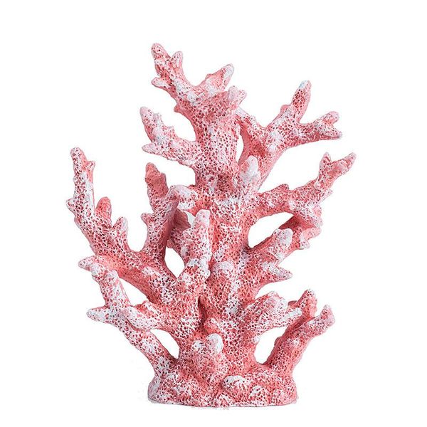 

decorative objects & figurines mediterranean simulation resin coral miniature model home decoration figuriones jewelry porch holder desk dec