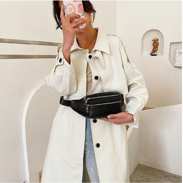 

waist bags 2021 womens pu pack female crossbody chest