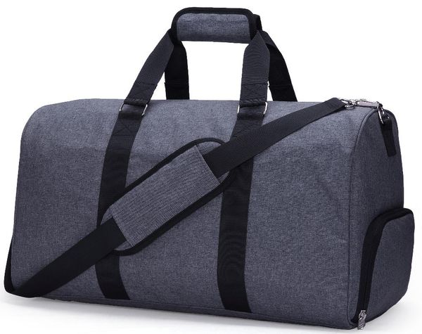 

outdoor bags mier travel duffel bag for men and women with shoe compartment, carry on size, 20inches, sets of 2(large small)