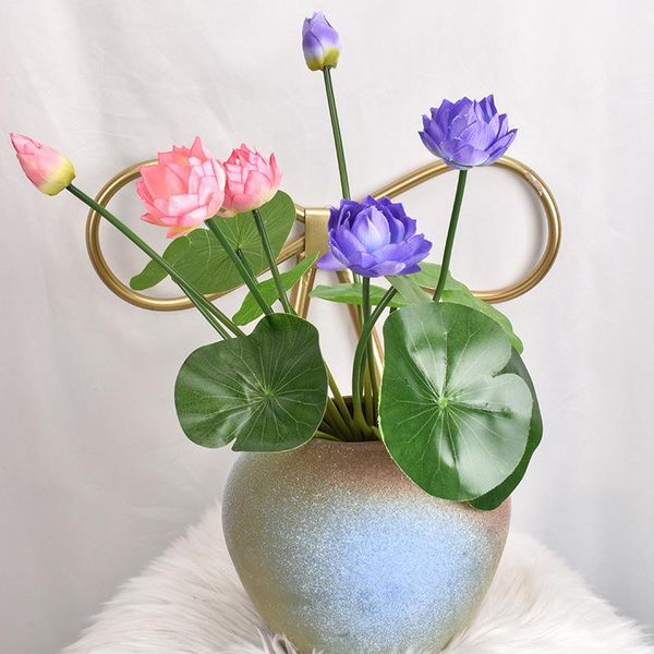 

simulation lotus leaf el office furniture decoration pography props decorative flowers & wreaths