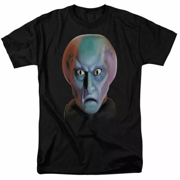 

Star Trek Balok Head T Shirt Licensed Sci-Fi TV Classic Adult Tee New Black, White;black