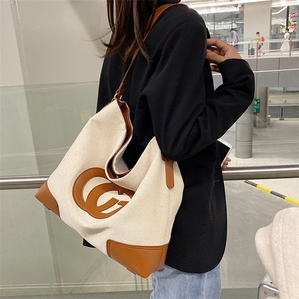 

50% off coupon code bag female new leisure canvas bag large capacity net red single shoulder simple fashion messenger tote
