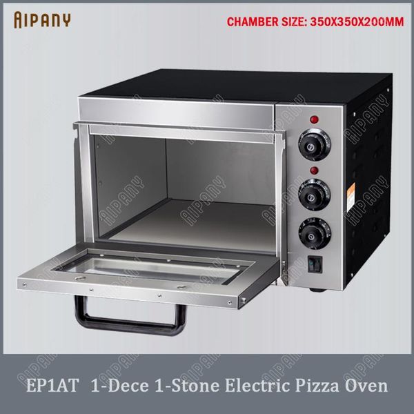 

electric ovens ep1at pizza oven with timer single deck fire stone stainless steel big capacity bread cake bakery