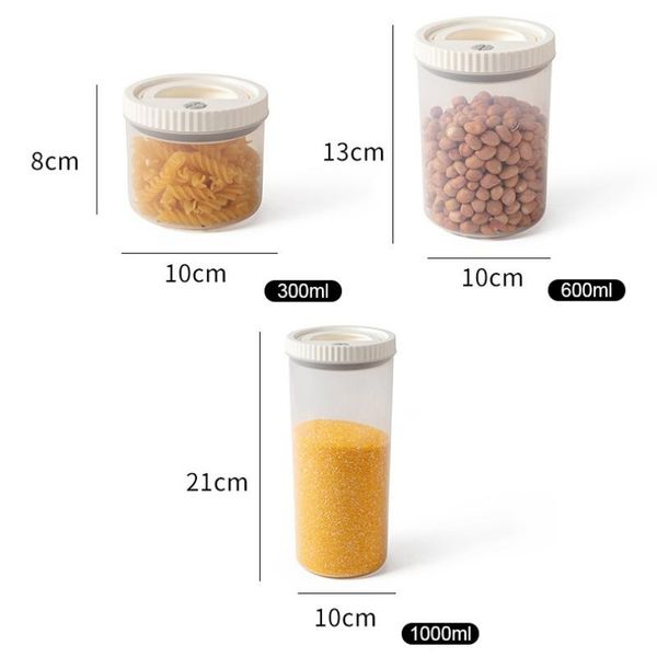 

storage bottles & jars plastic food 1000ml