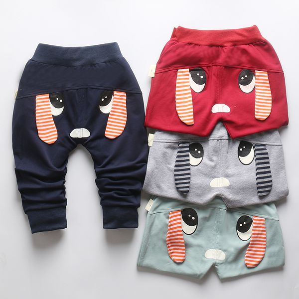 

spring autumn toddler infant boys cartoons long pants kids baby boy casual trousers bottoms clothes clothing 0-3years, Blue