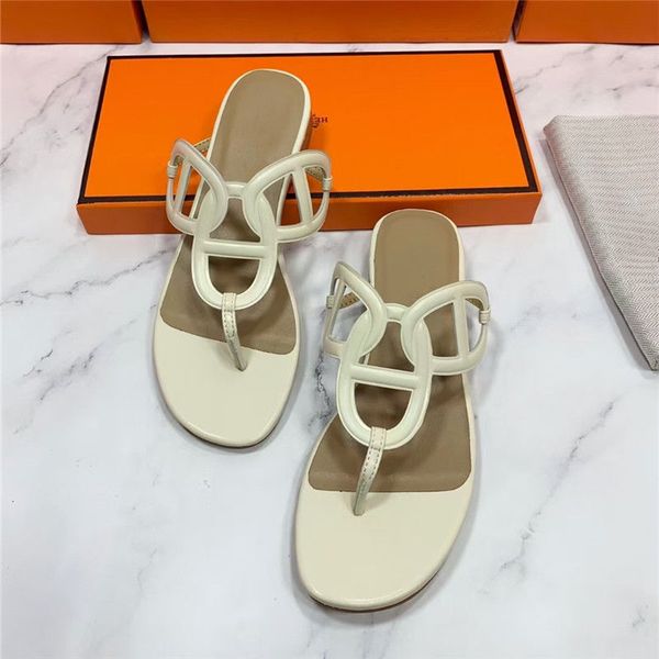 

leather flip flop women's summer fashion flat bottom clip toe sandal wear versatile anti slip foot slippers zly zly, Black