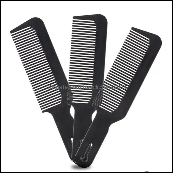 

hair brushes care & styling tools products clipper comb barber flat combs hairdressing cutting salon tool drop delivery 2021 whtph, Silver