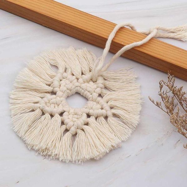 

decorative objects & figurines nordic baby room cotton tassels wall hanging handmade macrame home decor retro handcrafted girls