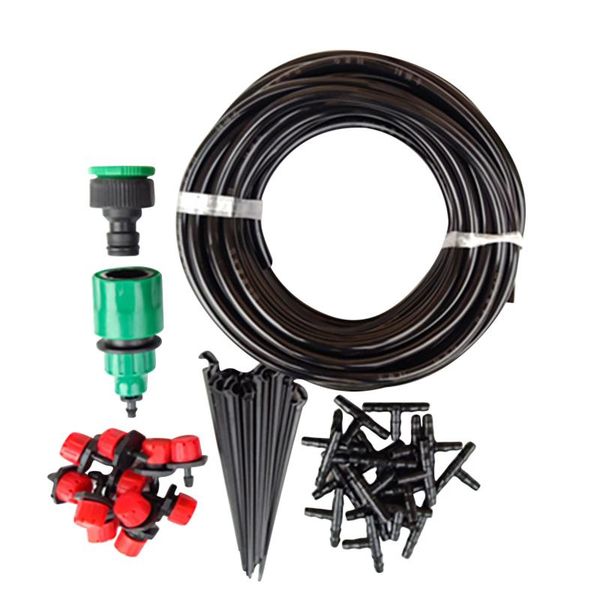 

watering equipments irrigation system kit drip hose automatic set 20m