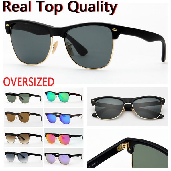 

designer sunglasses oversize sunglasses for mens sunglasses with uv glass lenese, black or brown leather case, and all retailing packages, White;black