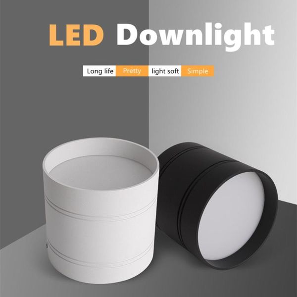 

downlights led downlight dimmable surface mounted ceiling light modern lighting 5w 7w 12w 15w spot lamp for bedroom foyer