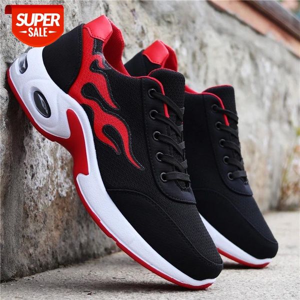 

2021 new mens shoes sports casual shoes breathable outdoor men' sneakers air cushion jogging tennis masculino black #w44n