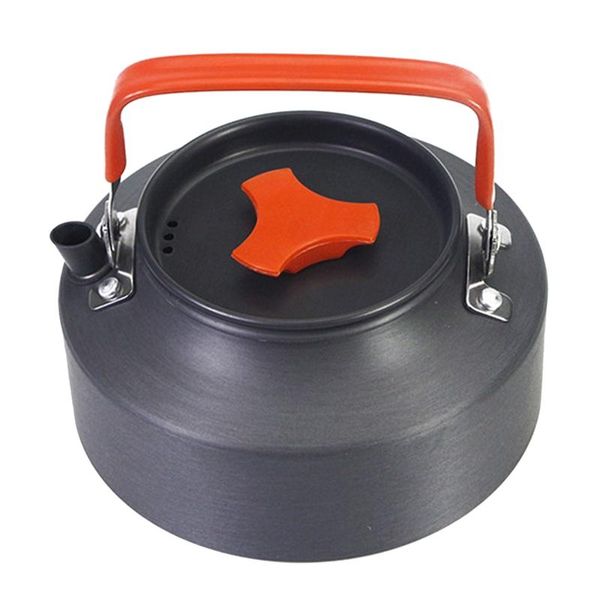 

widesea 1.1l camping kettle outdoor coffee kettle aluminum alloy camping travel tableware teapot outdoor picnic set