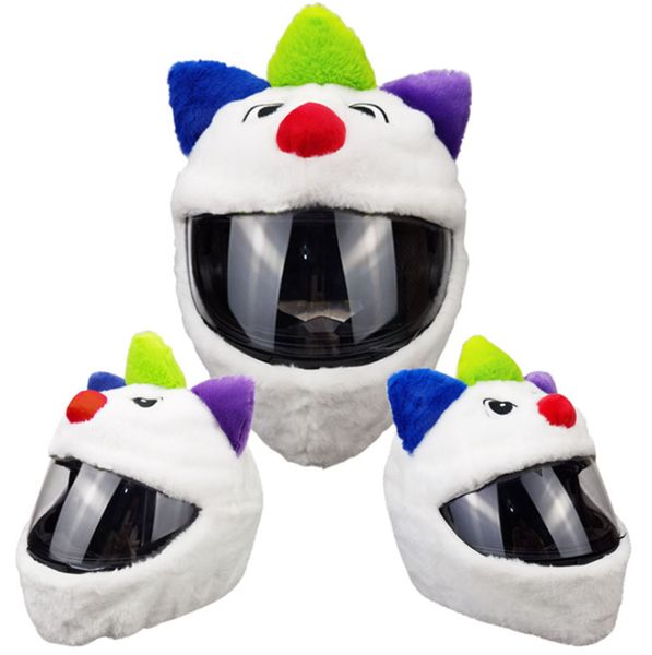 Motorcycle capacete capacete capa capa christmas olhos grandes capas de motorbike cute cute panda case festival presentes para outdoor personalizado capacetes completos