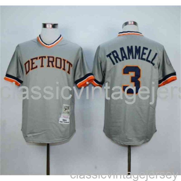 

embroidery alan trammell american baseball famous jersey stitched men women youth baseball jersey size xs-6xl, Black