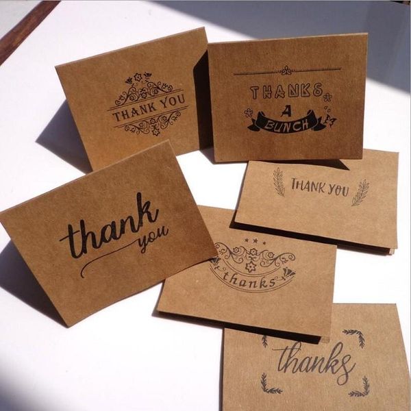 

20packs round natural kraft paper thank you stickers for gift packaging label decoration stationery envelope card greeting cards