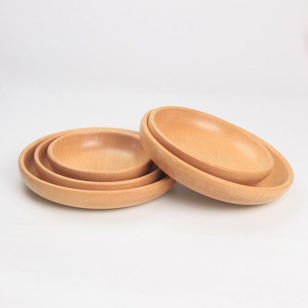 

bowls wood salad bowl japanese beech whole dish plate