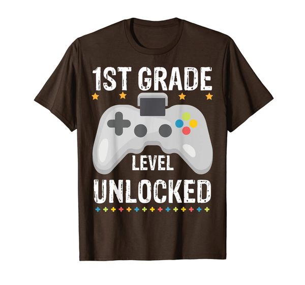 

1st Grade Level Unlocked T-shirt First Day of School Gift, Mainly pictures