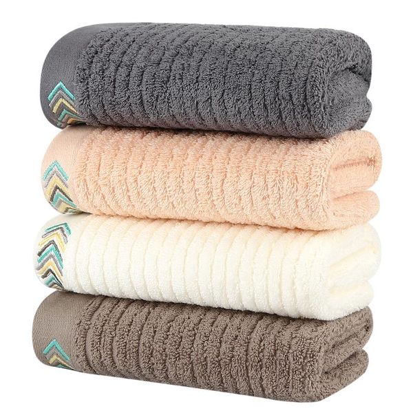 

towel household wash multicolor cotton soft 34x74cm 4pcs