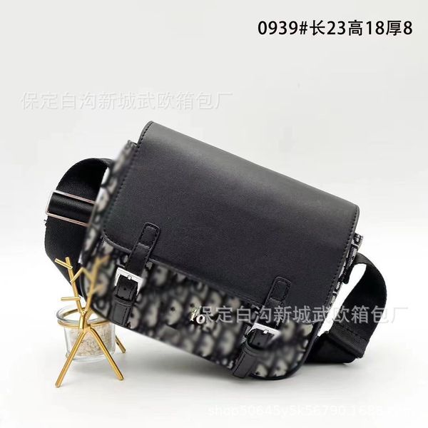 

70% off exclusive new embroidery canvas wrapping leather flap small diagonal cross bag luxury women's