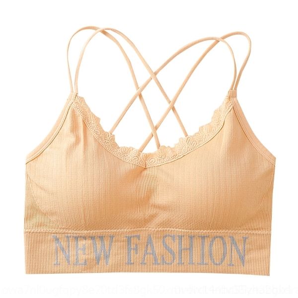 

ybr thread back women's wrapped with letter lace edge with pad gathered and underwear brabottomed no steel ring bra women's underw, Red;black