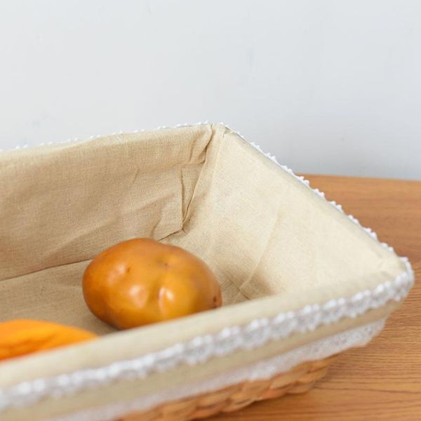 

storage baskets wicker basket supermarket display hand-woven rattan