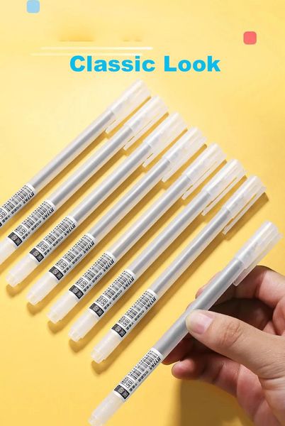 

gel pens 10 pcs ink stationery watercolor pen set black red blue colors