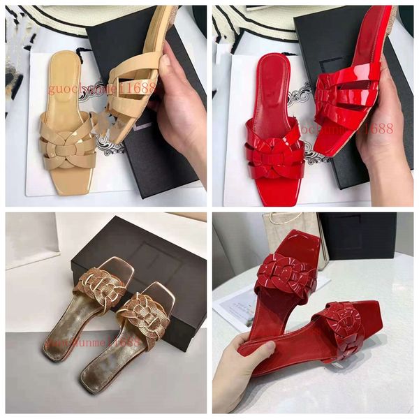 

beach slippers classic flat woman slippers summer lady cartoon big head slippers leather l bath fashion women shoes large size 35-41, Black