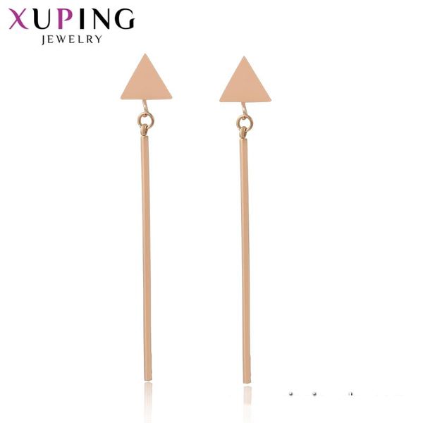 

xuping romantic temperament lovely ladies long simple earrings for women little fresh jewelry gifts s235.7-98820 dangle & chandelier, Silver