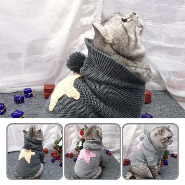 

cat costumes lightweight pretty nordic style lovely warm pet clothes skin-friendly coat adorable for outdoor