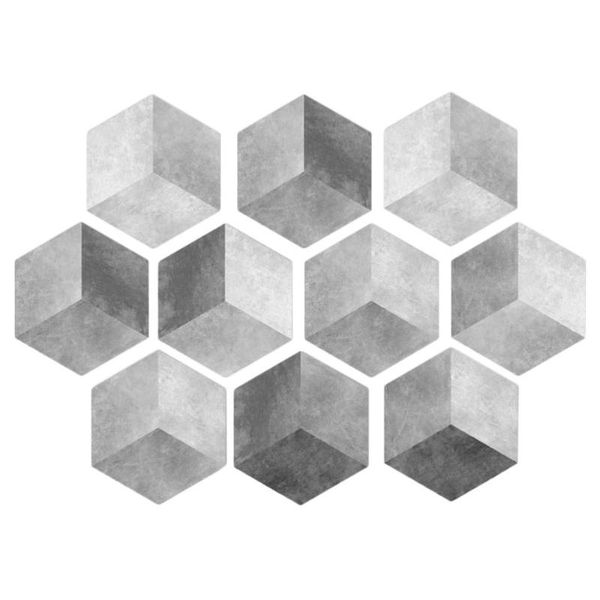 

gift wrap 10pcs self-adhesive floor sticker room tile paste kitchen waterproof wall