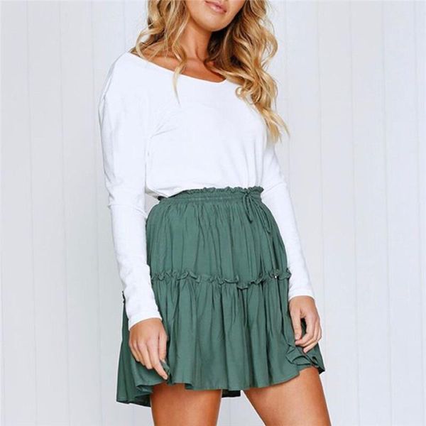 

skirts 2021 autumn and winter high waisted skinny female skirt pleated promotions lady, Black
